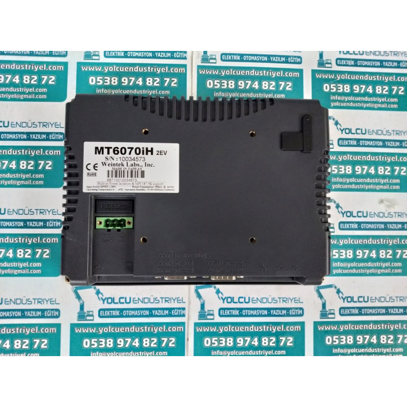 MT6070iH 2EV Weintek EasyView 7" touch panel fiyatı,